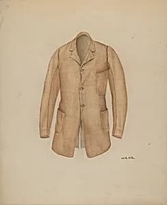 Man's Sack Coat by Edith Miller