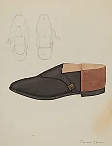 Man's Shoes by Roberta Spicer