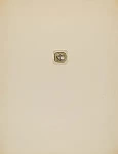 Man's Stock Buckle by Charles Criswell