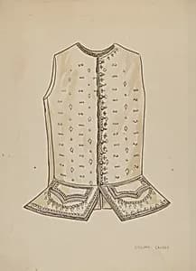 Man's Vest by Lillian Causey