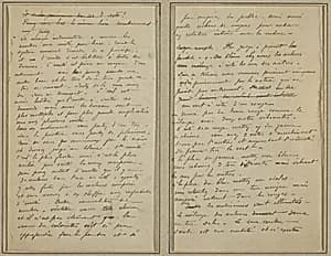 Manuscript Pages [recto] by Paul Gauguin