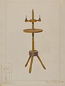 Maple Candlestand
