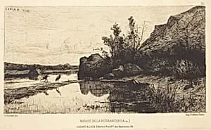Marais de la Burbanche by Adolphe Appian