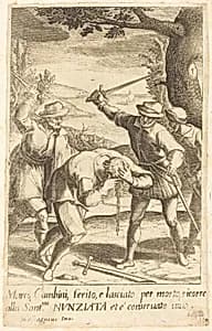 Marco Cambini by Jacques Callot after Donato Mascagni