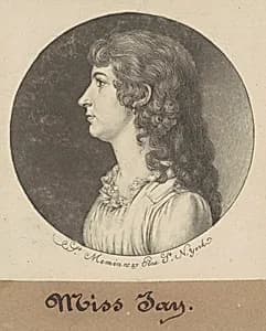 Maria Jay by Charles B. J. Févret de Saint-Mémin