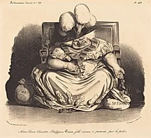 Marie-Louise-Charlotte-Philippinepairie by Honoré Daumier