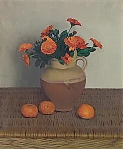 Marigolds and Tangerines by Félix Vallotton