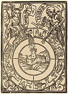 Mars and Venus by German 15th Century