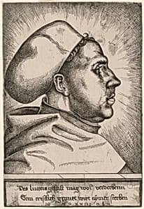 Martin Luther by Daniel Hopfer, after Lucas Cranach the Elder