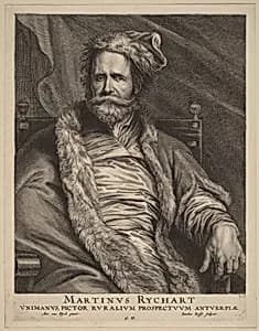 Martin Rijckaert by Jacobus Neeffs, after Sir Anthony van Dyck