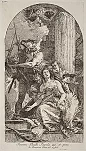 Martyrdom of Saint Agatha by Giovanni Domenico Tiepolo after Giovanni Battista Tiepolo