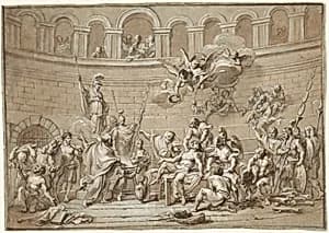 Martyrdom of Saint Lawrence by Paolo Gerolamo Piola