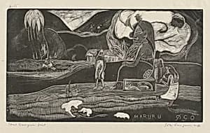 Maruru (Thank You) by Paul Gauguin