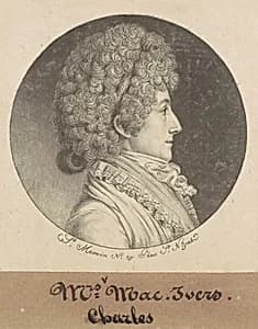 Mary Bache McEvers by Charles B. J. Févret de Saint-Mémin
