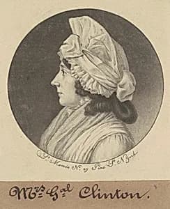 Mary Little Gray Clinton by Charles B. J. Févret de Saint-Mémin