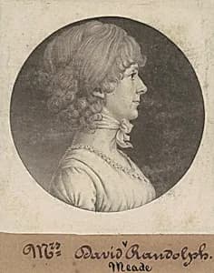 Mary Randolph Randolph by Charles B. J. Févret de Saint-Mémin