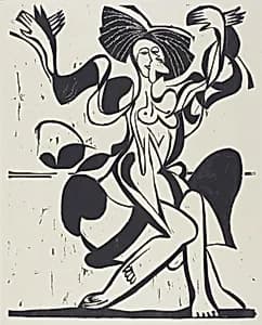 Mary Wigman's Dance by Ernst Ludwig Kirchner