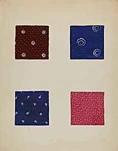 Materials from Patchwork Quilt by Katherine Hastings