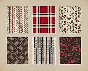 Materials from Quilt by Dorothy Posten