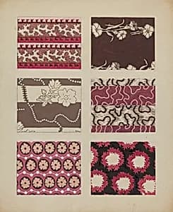 Materials from Quilt by Dorothy Posten