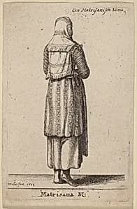 Matrisana M. by Wenceslaus Hollar
