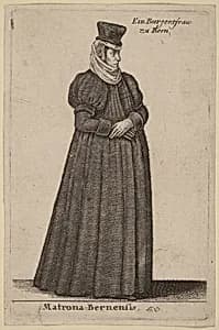 Matrona Bernensis by Wenceslaus Hollar