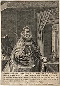 Matthias, Roman Emperor by Aegidius Sadeler II