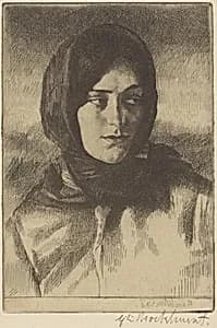 Maureen by Gerald Leslie Brockhurst