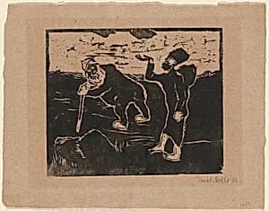 Mausefallenmann (Fallen Mouse Man) by Emil Nolde