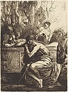 Meditation by François-Nicolas Chifflart