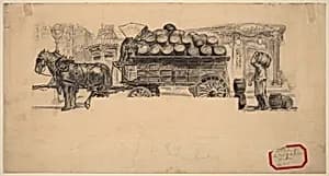 Medusa Beer Truck by John Sloan