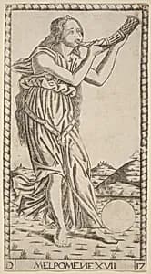 Melpomene by Master of the S-Series Tarocchi