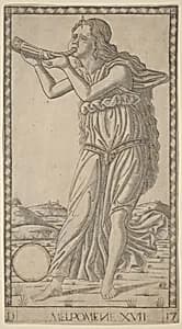 Melpomene by Master of the E-Series Tarocchi