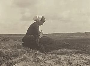 Mending Nets by Alfred Stieglitz
