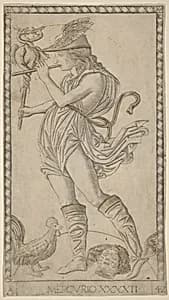 Mercurio (Mercury) by Master of the E-Series Tarocchi