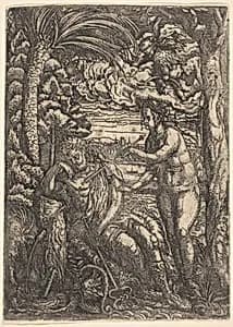 Mercury and Venus by Hans Burgkmair I
