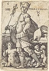Mercury by Sebald Beham