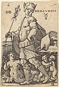 Mercury by Sebald Beham