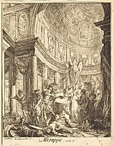 Merope by Gabriel Jacques de Saint-Aubin