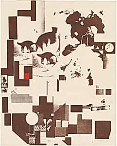 Merz 3 (0/5) by Kurt Schwitters
