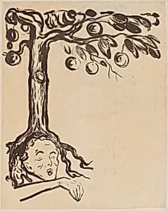 Metabolism (exhibition poster) by Edvard Munch