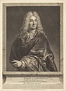 Portrait of Jean Daullé after François de Troy