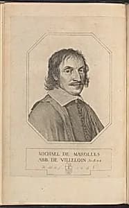 Michel de Marolles by Claude Mellan