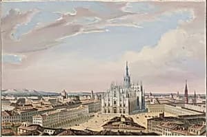 Milan Cathedral by Italian 19th Century