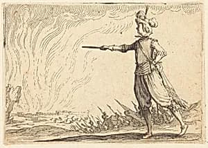 Military Commander on Foot by Jacques Callot