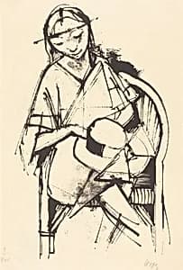 Milliner (Putzmacherin II) by Karl Hofer