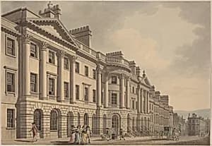 Milsom Street in Bath by Thomas Malton