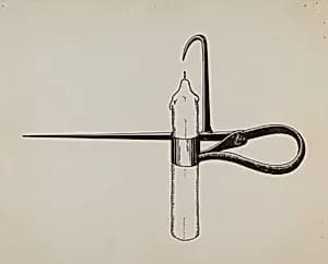 Miner's Candlestick by Florence Huston
