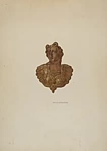 Mirror Support - Lady Bust by Helen Bronson