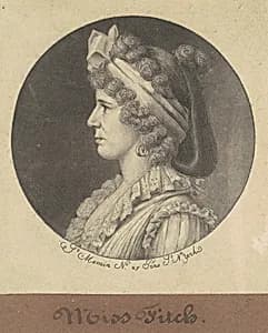 Miss Fitch by Charles B. J. Févret de Saint-Mémin